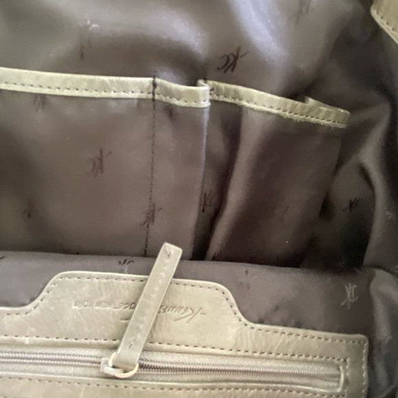 Kenneth Cole Black Tote with Metallic Details - Picture 7 of 9